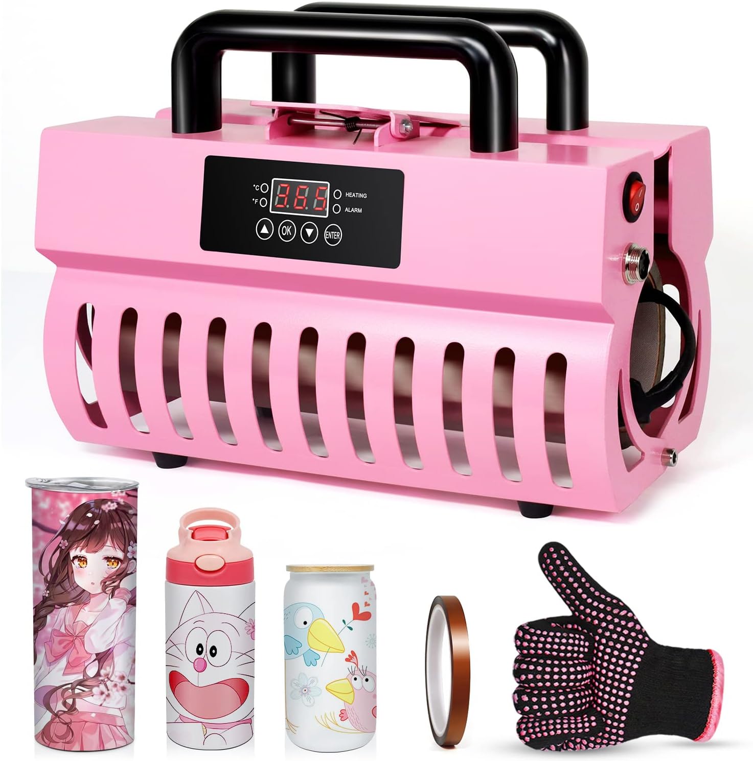 Realkant Tumbler Heat Press Machine, 110V Tumbler Press for