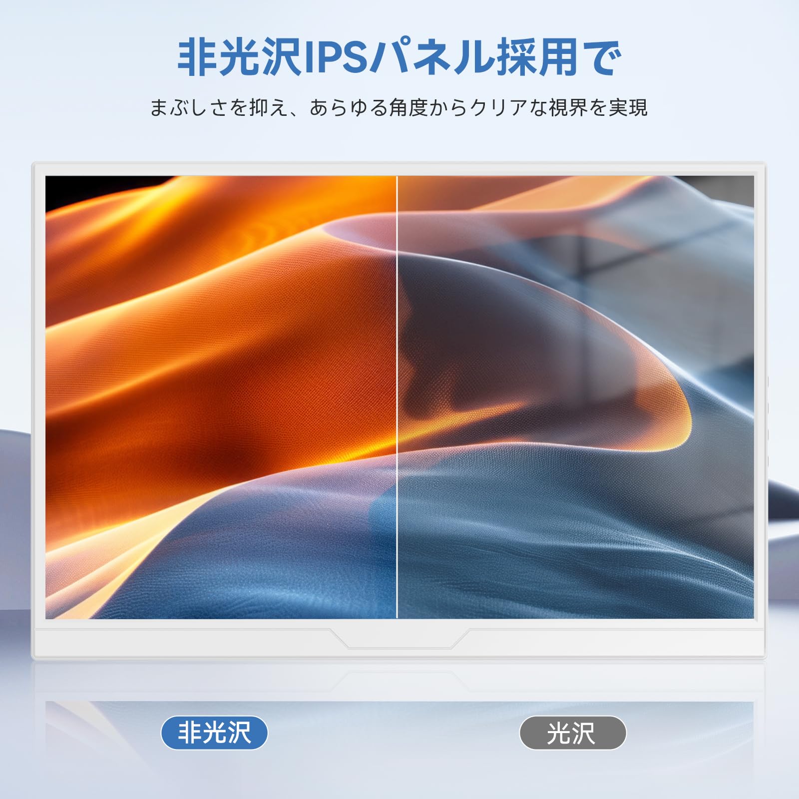 Amazon.co.jp: EVICIV モバイルモニター 16インチ 120Hz 白 回転式