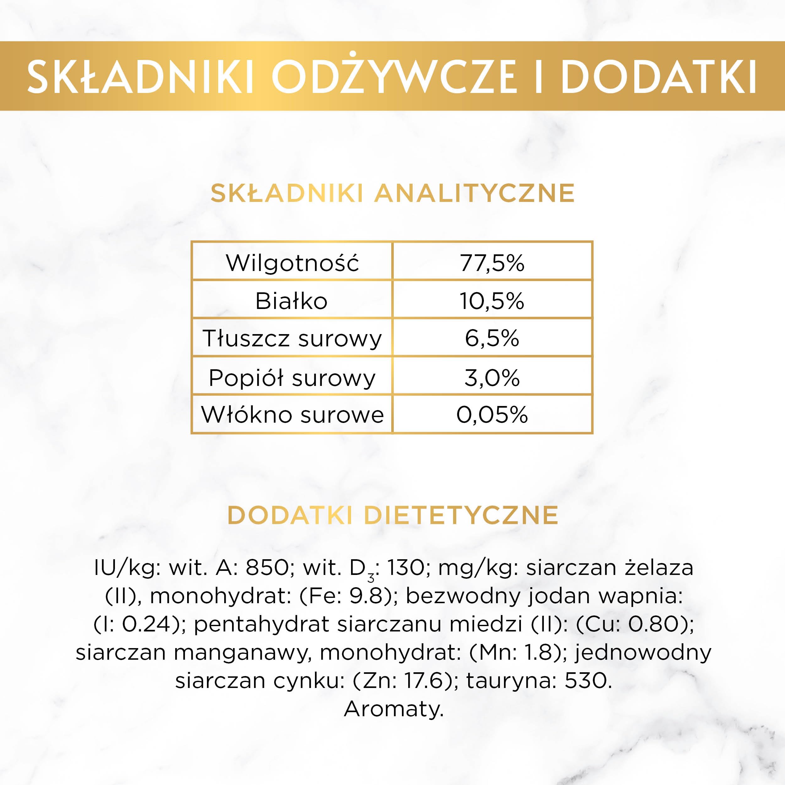 GOURMET GOLD | Karma mokra dla dorosłych kotów | Mus z Wołowiną | 12x85g