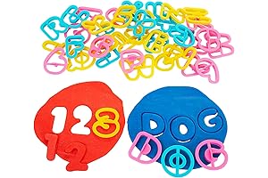 Alphabet & Number Cutter Set - 36 Pieces