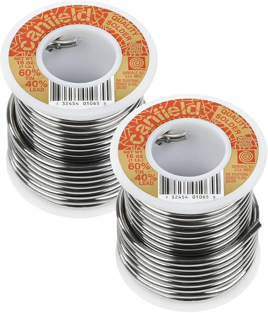 SRA　60×40×40 Canfield 60/40 solder for stained glass (Two Pack) - Amazon.com