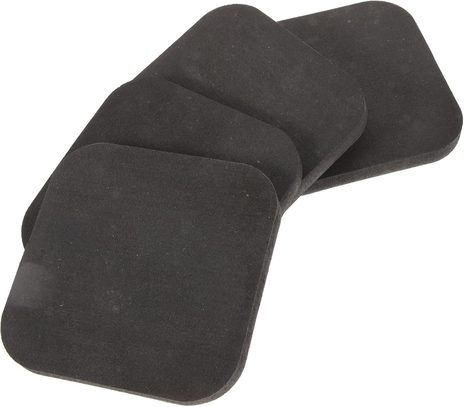 4Pcs Gym Treadmill Floor Protectors Shock Absorbing Rubber Exercise Mats for Hardwood Floors Noise Reducing Fitness Equipment Pads for Home Workouts