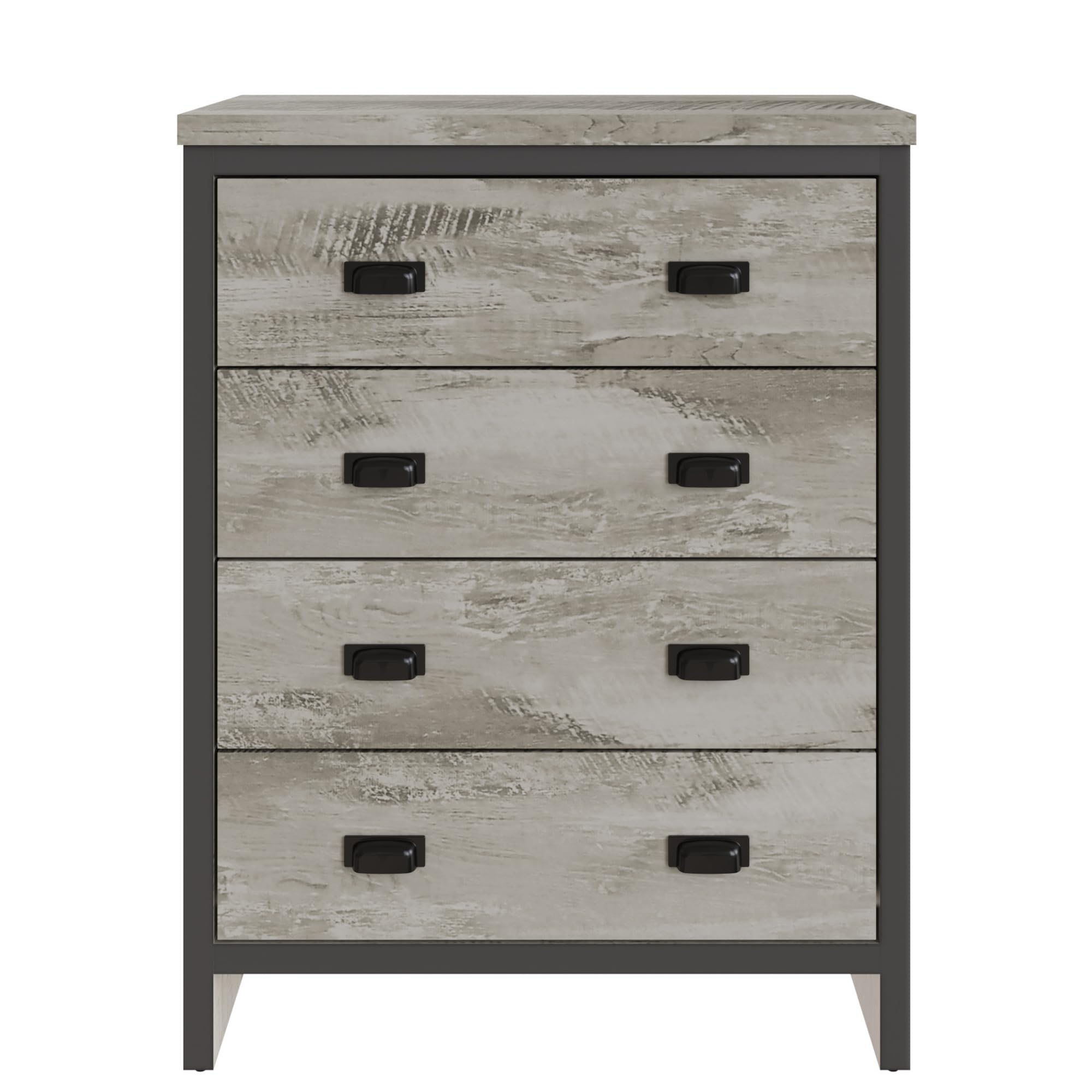 Gfw Boston 4 Drawer Chest Of Drawers Grey from B&Q