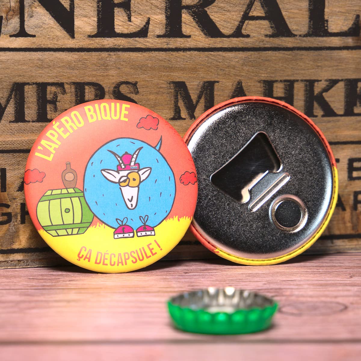 Décapsuleur Magnétique 2 En 1 Pour Réfrigérateur, Cuisine