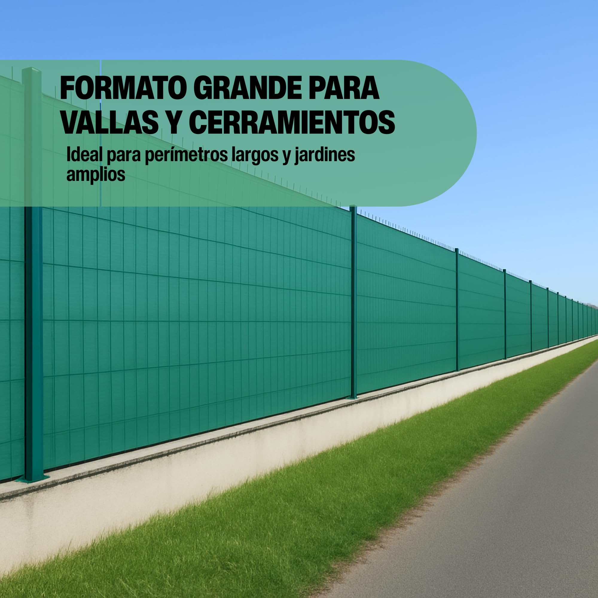 Riegolux Rete a scomparsa, verde, 1,5 x 50 m, 70 g/m², 107653