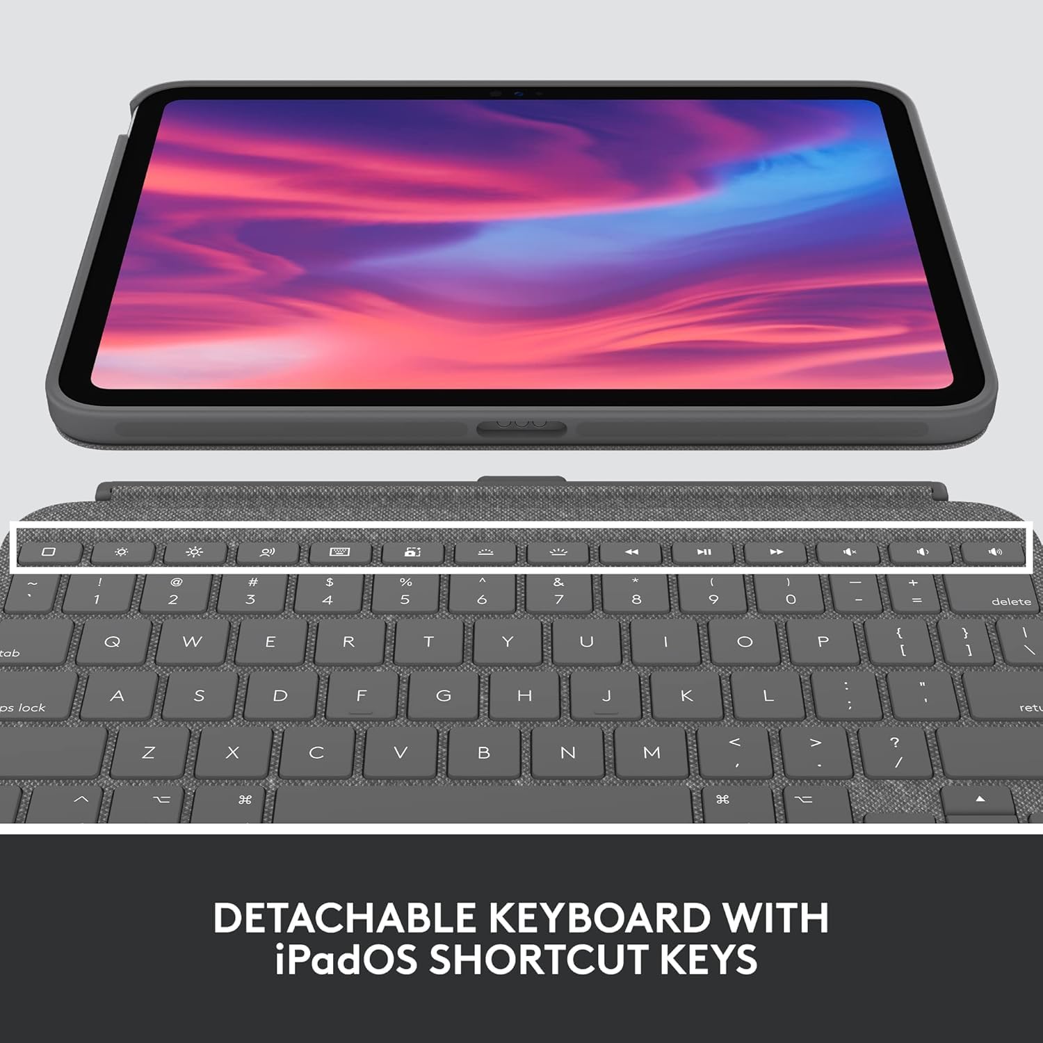 Amazon.co.jp: Logitechコンボタッチ着脱式iPadキーボードケース