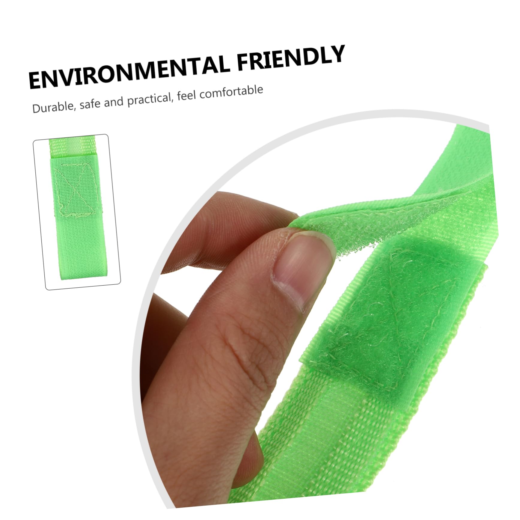 Abaodam Anello Arm Fluorecent LED Leggio Bracciali Gialli Braccialetti Luminosi A LED Bracciali da Corsa A LED Braccialetti LED con Elettronica A LED Verde Chiaro
