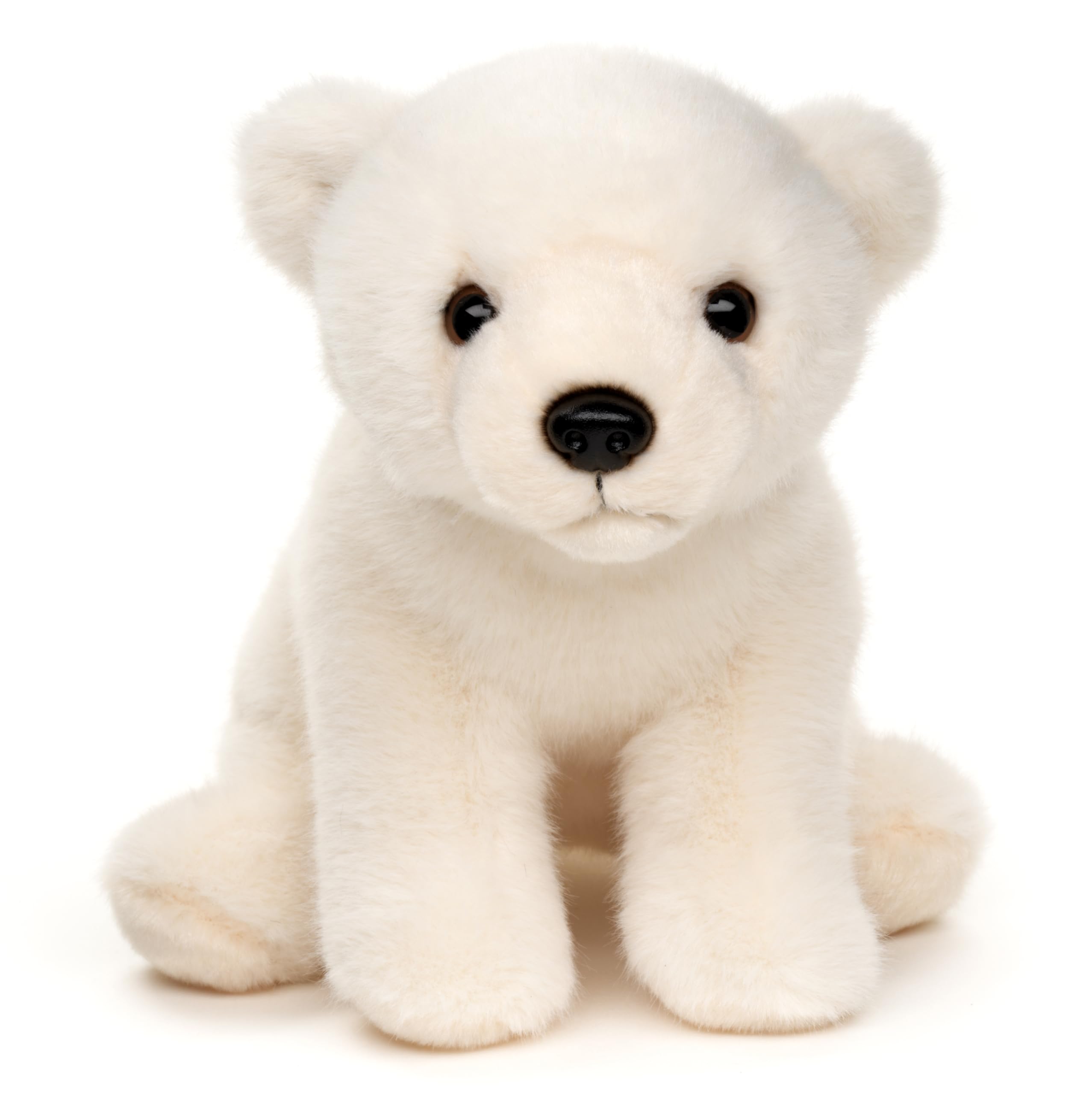 Uni-Toys - Polar Bear Cub, Sitting - 19 cm (Height) - Plush Bear, Polar Bear - Plush Toy, Cuddly Toy