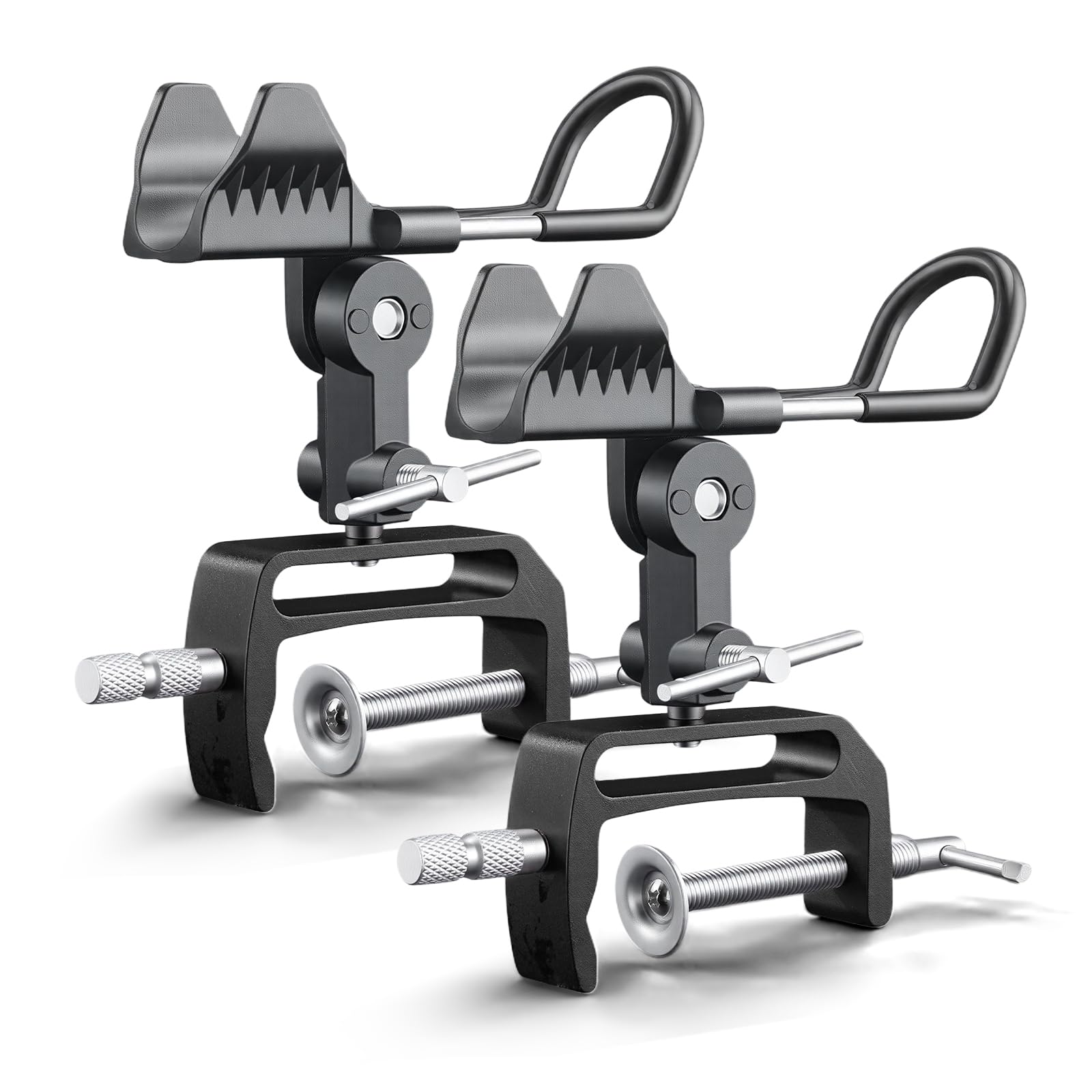 Photo 1 of 1/2 Pack Fishing Rod Holders for Boat, 360 Degree Adjustable Fishing Rod Holder with Enlarge Clamp, Aluminum Alloy, Suitable for Round /Square Tubular Hulls.