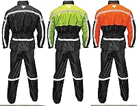 Vista 15 de Nelson Rigg Stormrider Rain Suit; 100% Waterproof, Pants and Jacket Included with Reflective Striping