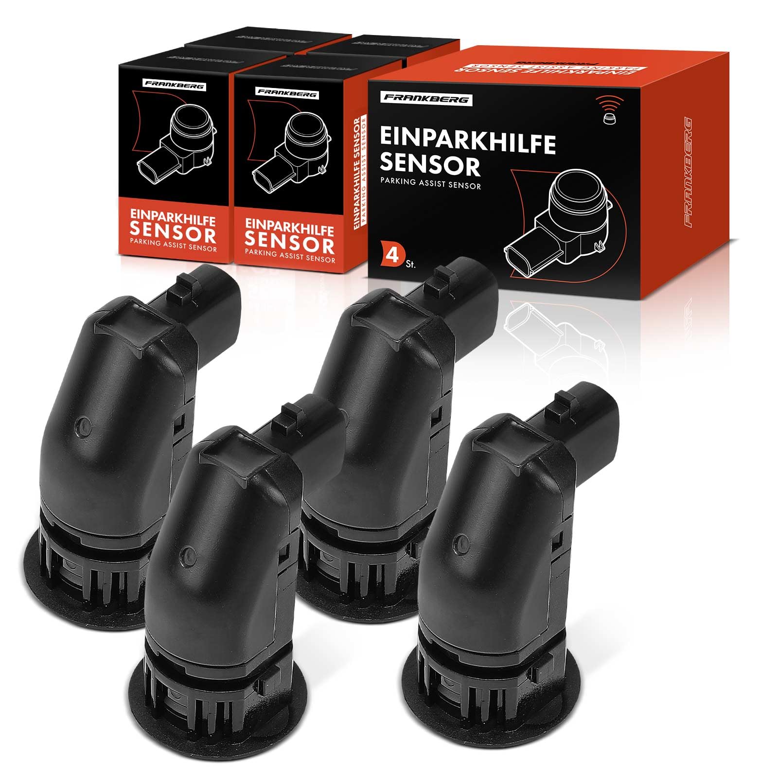 Frankberg 4x Sensor de aparcamiento PDC Trasera Compatible con Epica KL1 2.0L 2.5L 2005-2011 Replace# 96673467 | Compatible con: Epica KL1