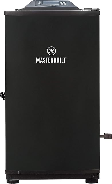 Masterbuilt MB20073420 30-inch Outdoor Digital Electric Smoker with Bluetooth & Broiler in Black