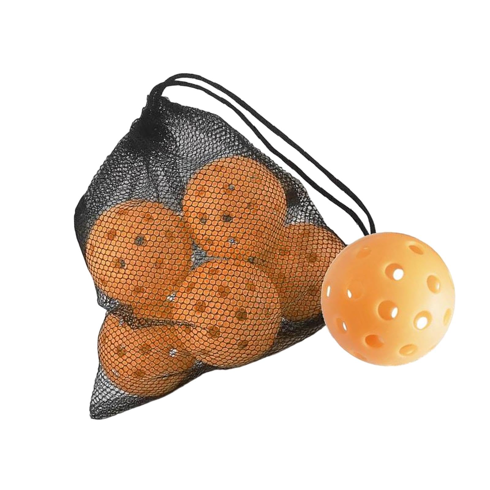 BNF® 6X Outdoor Pickleball Balls Glow in The Dark 74mm for Practice Outdoor Court Orange Sporting Goods | Tennis & Racquet Sports | Tennis | Balls-image-47