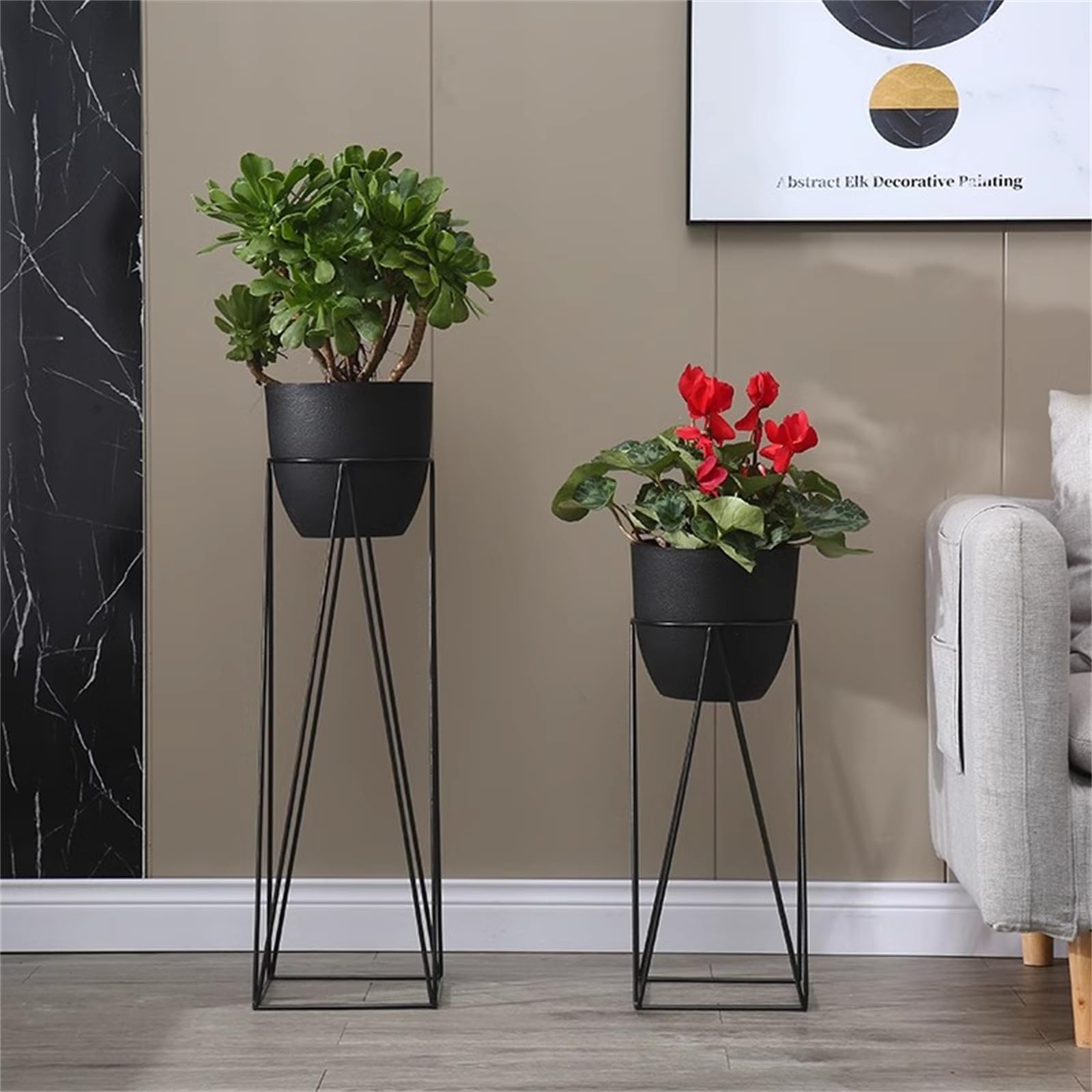 Support pour plantes d'intérieur et extérieur pour embellir le coin de votre terrasse
