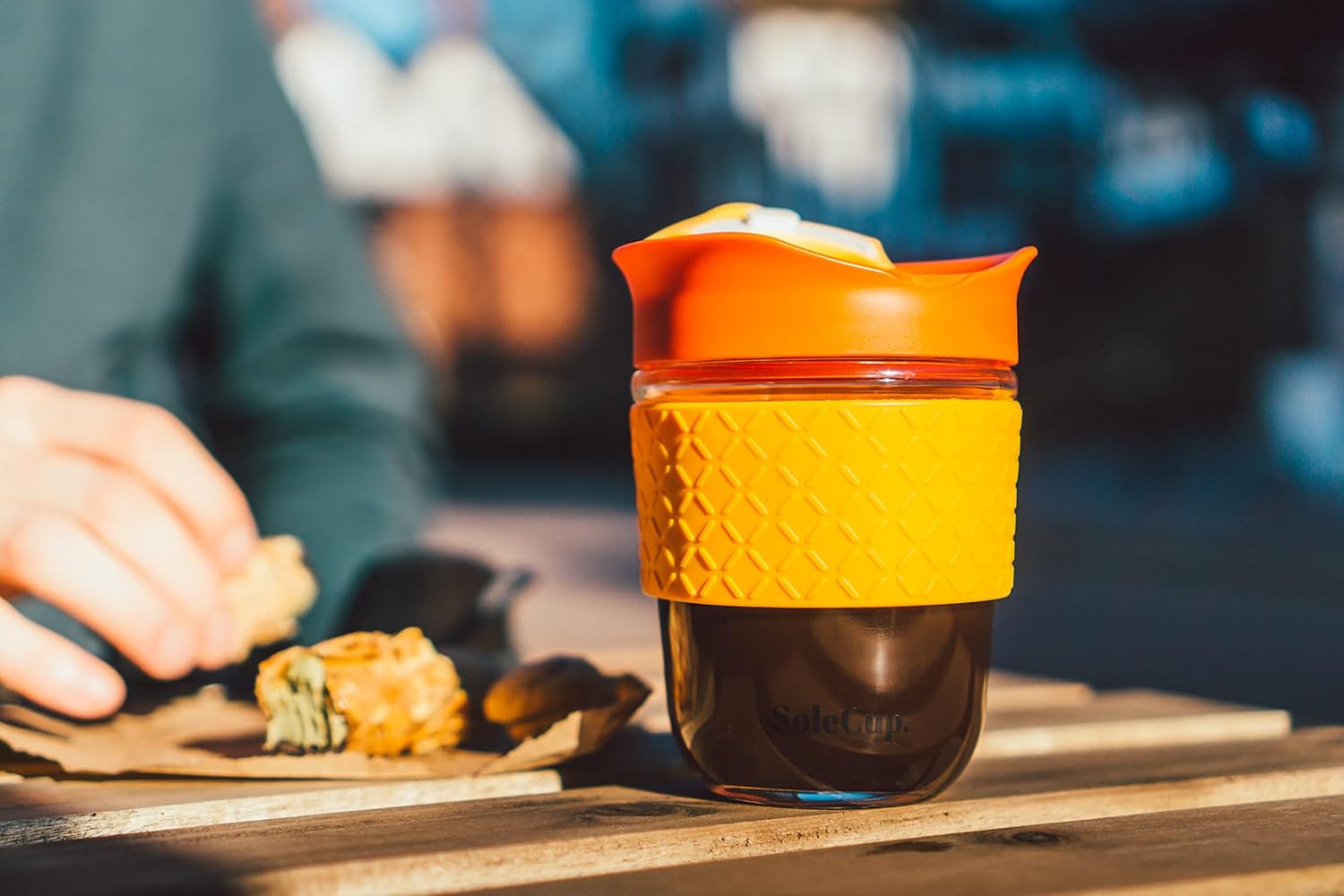 SoleCup. Travel Mug Loose Tea Infuser, Detachable Tea Strainer with Spill Proof Lid - Image 4