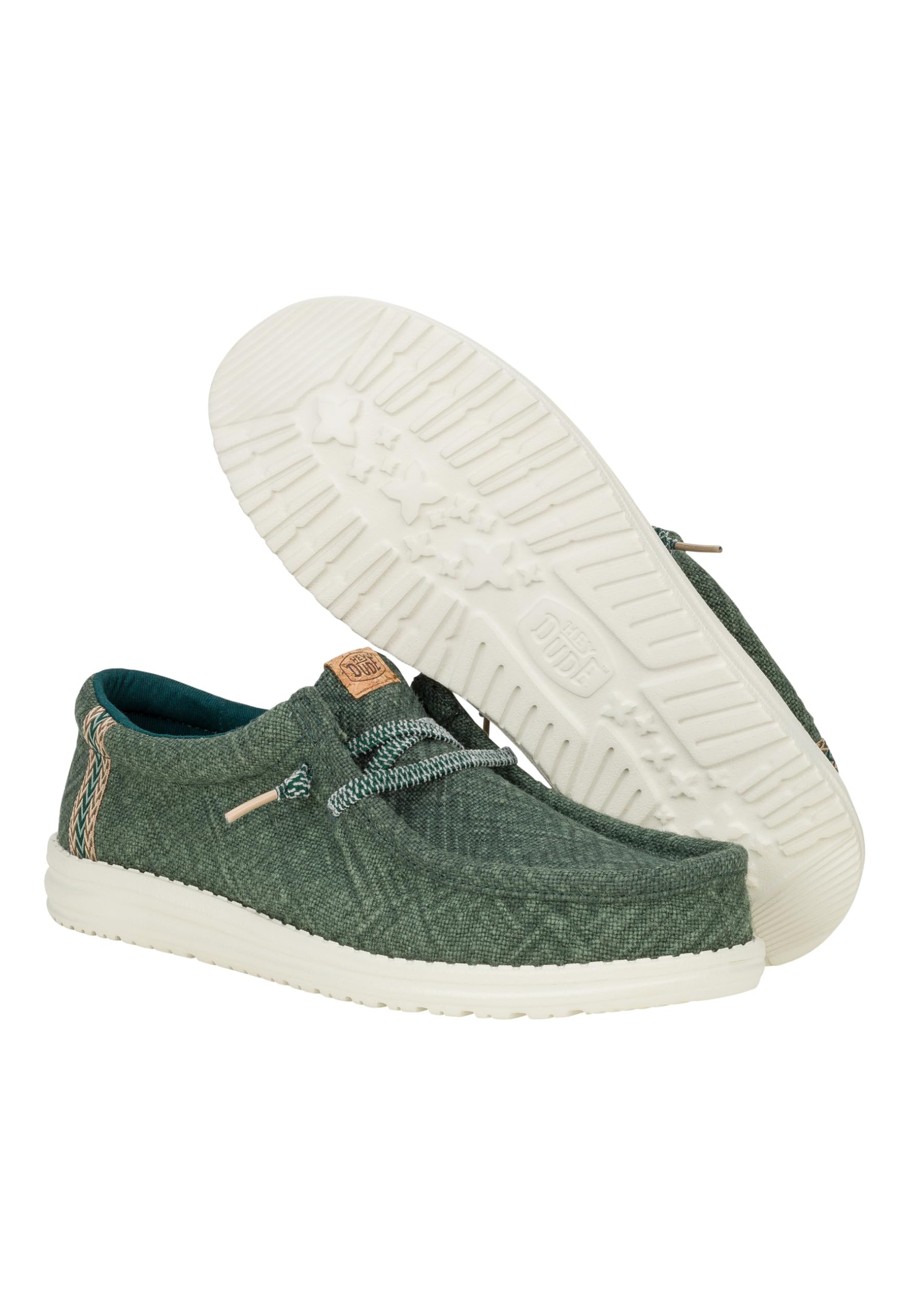 Hey Dude Wally Jute Sea Green
