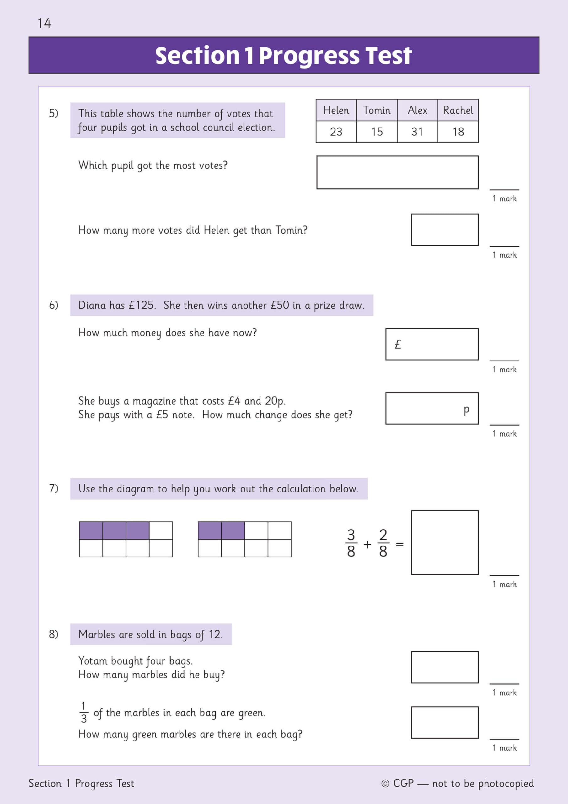 KS2 Maths Year 3 Mental Arithmetic Targeted Question Book (includes Online Answers & Audio Tests)