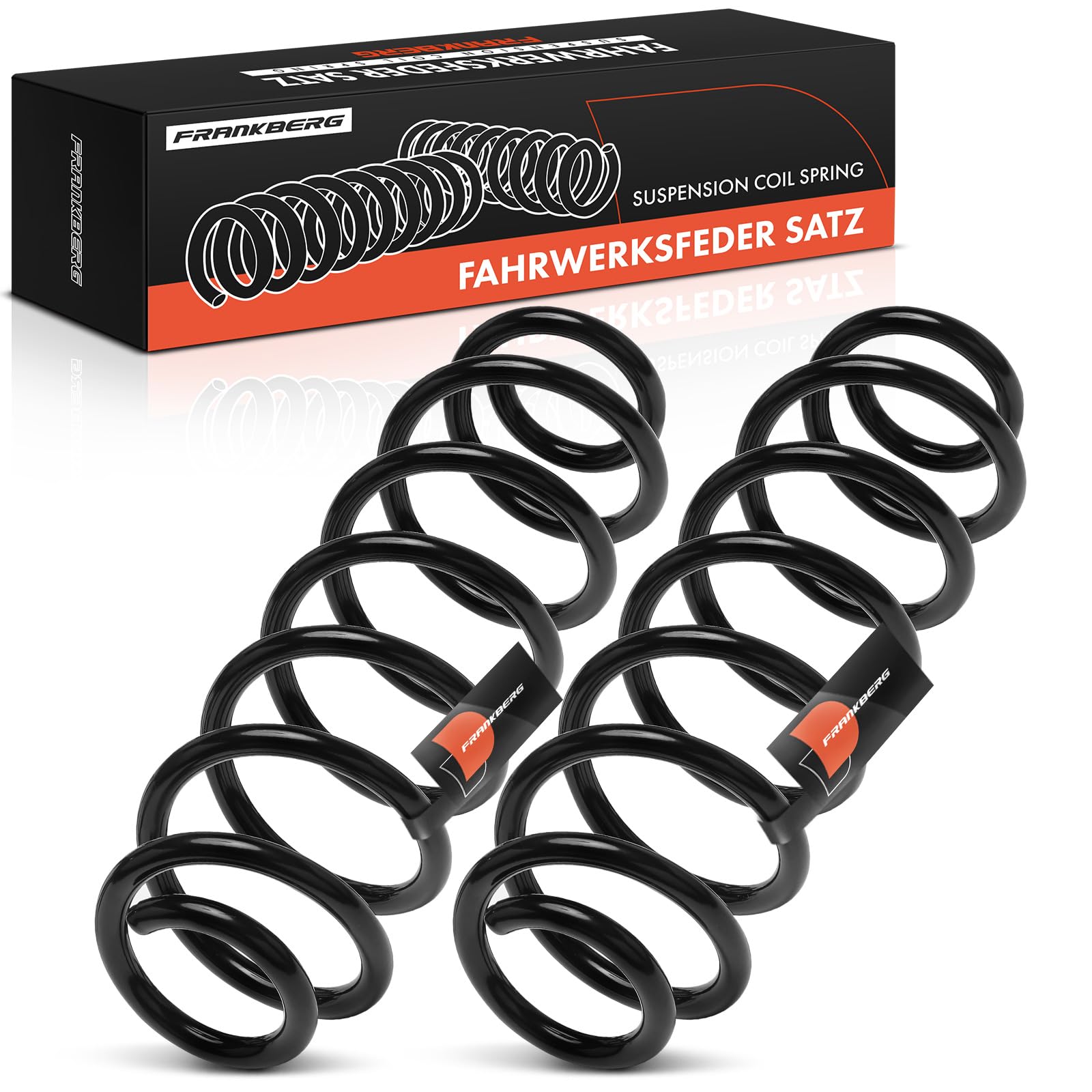 Frankberg 2x Molle di Abbassamento Asse Posteriore Compatibile con Octavi.a I Combi 1U5 Station Wagon 1998-2004 Roomste.r Praktik 5J Furgone/Station Wagon 2010-2015 Replace# 1J0511115AE