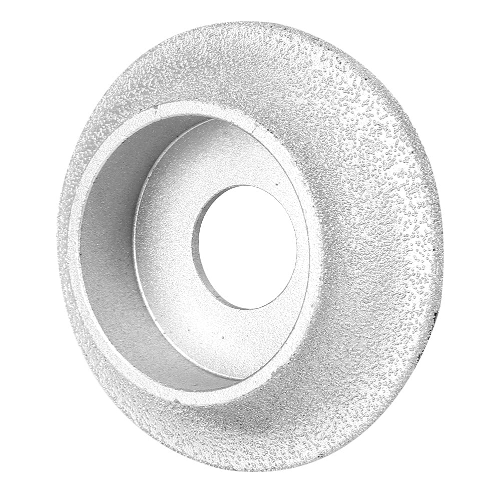 Ceramic Medium Grit Grinding Wheel, 7.3cm (2.87in) x 1.5cm (0.59in), Compatible with Angle Grinder, Dry or Wet Use, for Marble, Quartz, Concrete, Ceramic, Glass