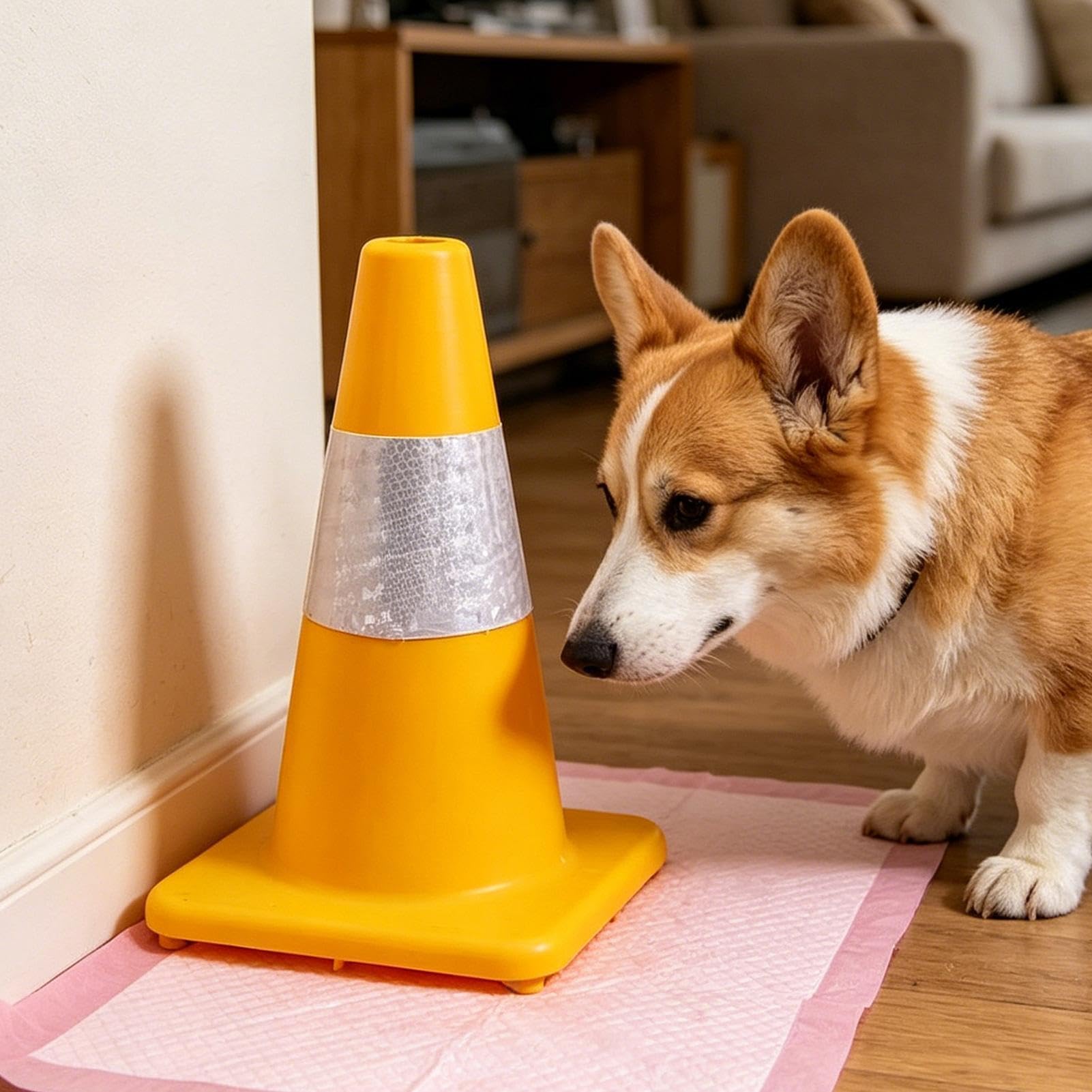 Dog Pee Post – Vasino per uso interno, paletto portatile per urina con profumo di feromone per rompere la casa, perfetto per prato, patio, balcone, bagno e appartamento