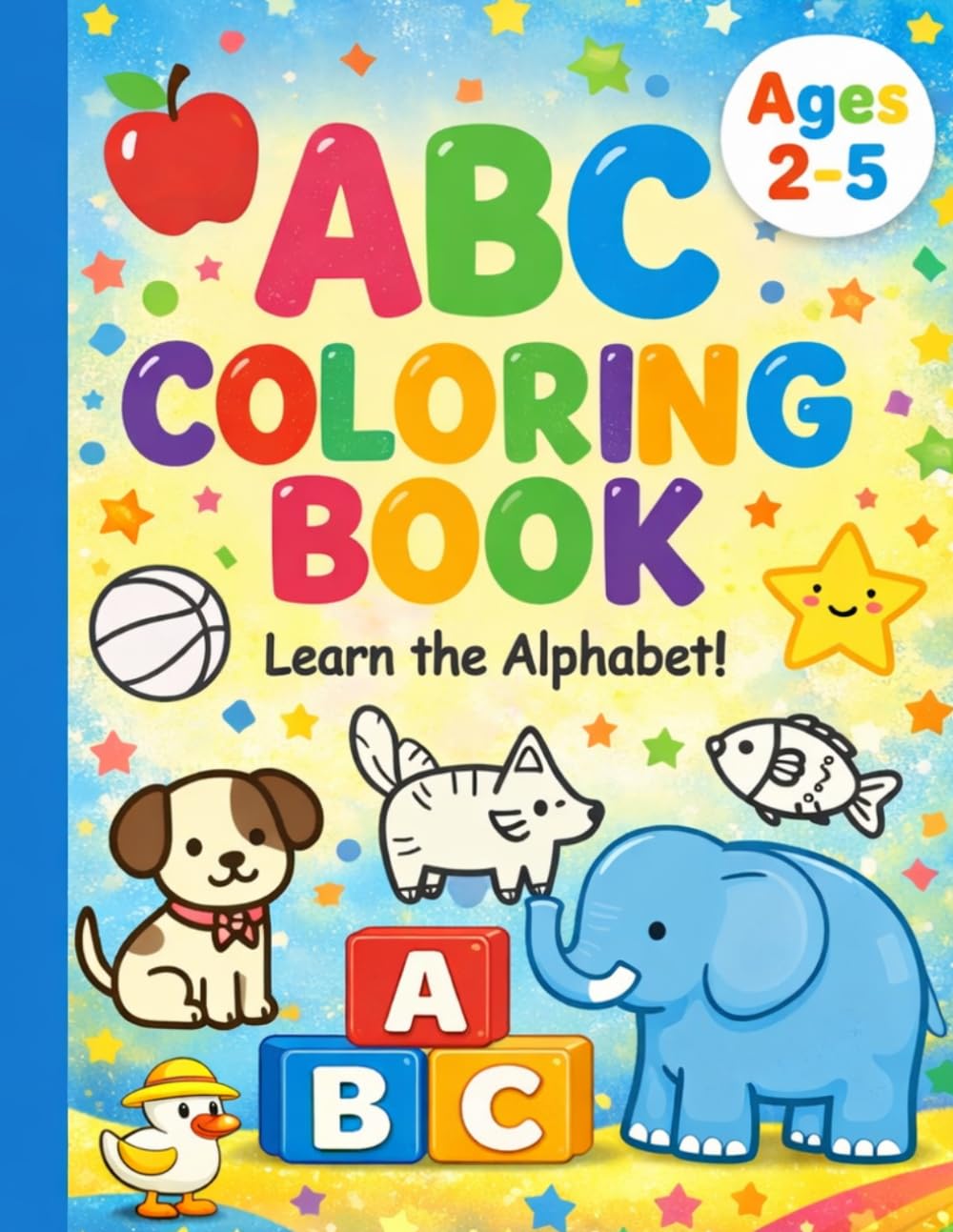 ABC Coloring Book for Kids: Learn the Alphabet with Fun and Easy Pictures