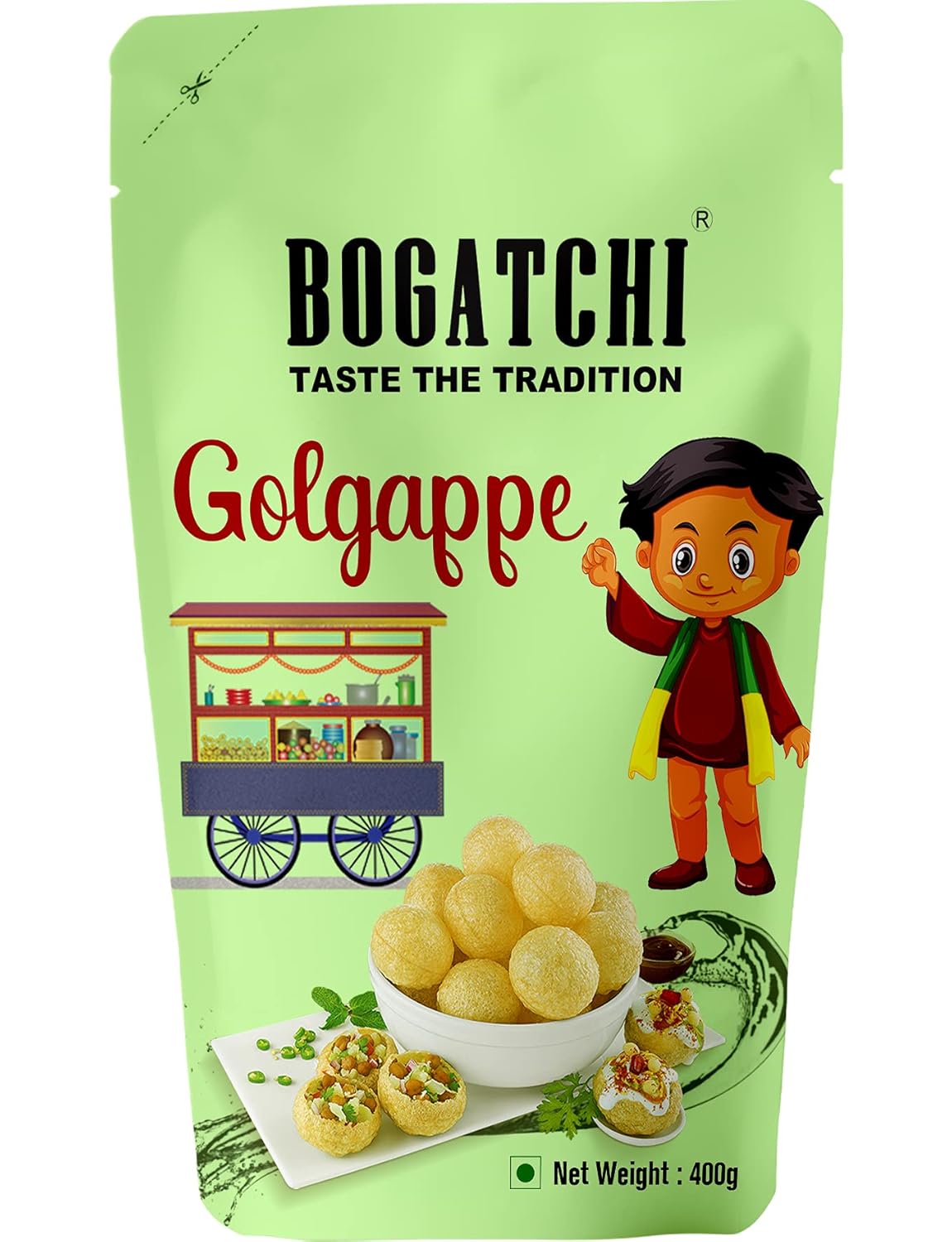 readymade pani puri packet