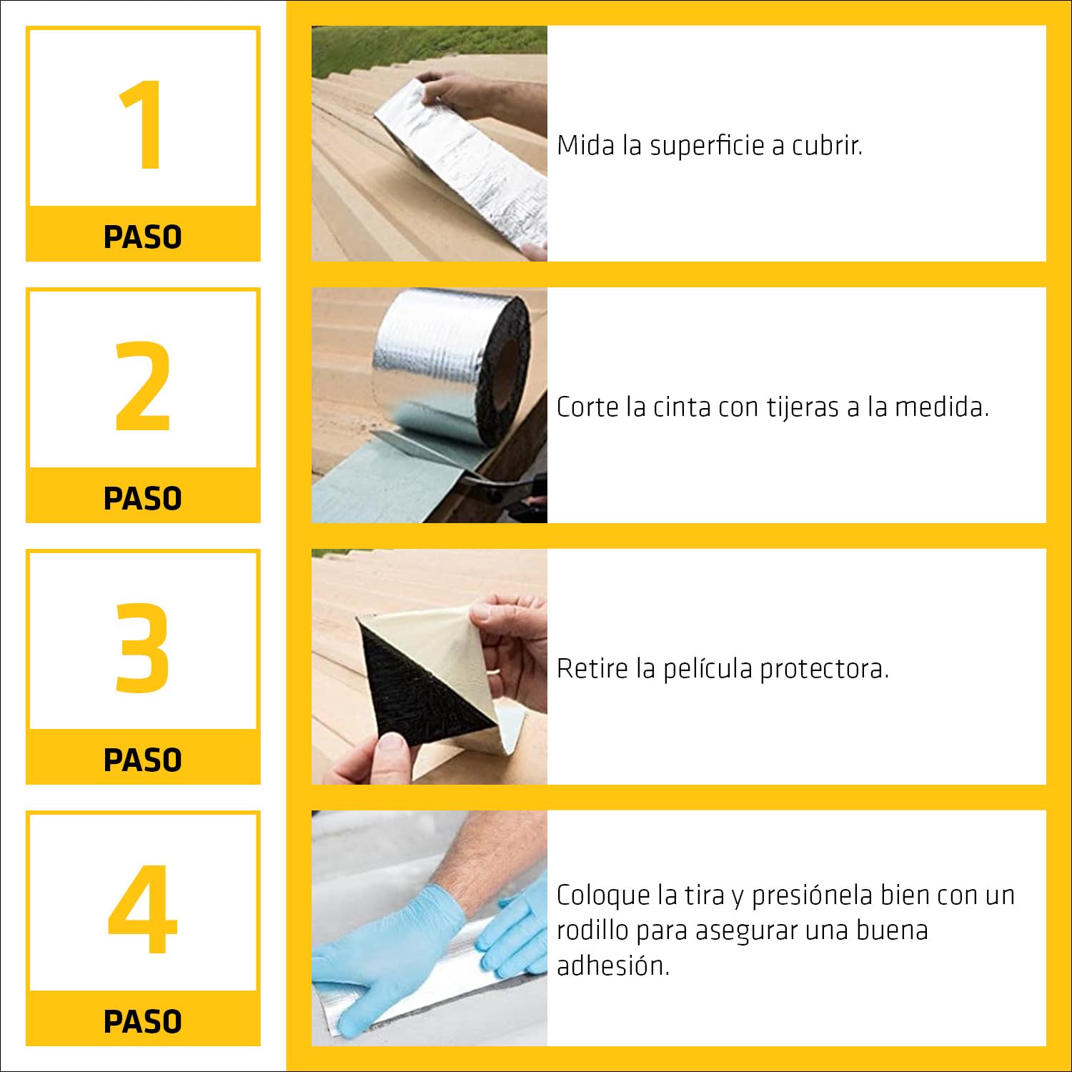 SIKA - Cinta selladora bituminosa - Sika Multiseal - Gris - Para reparación de techos y tejados - Impermeable - Rollo de 100 mm x 10 m