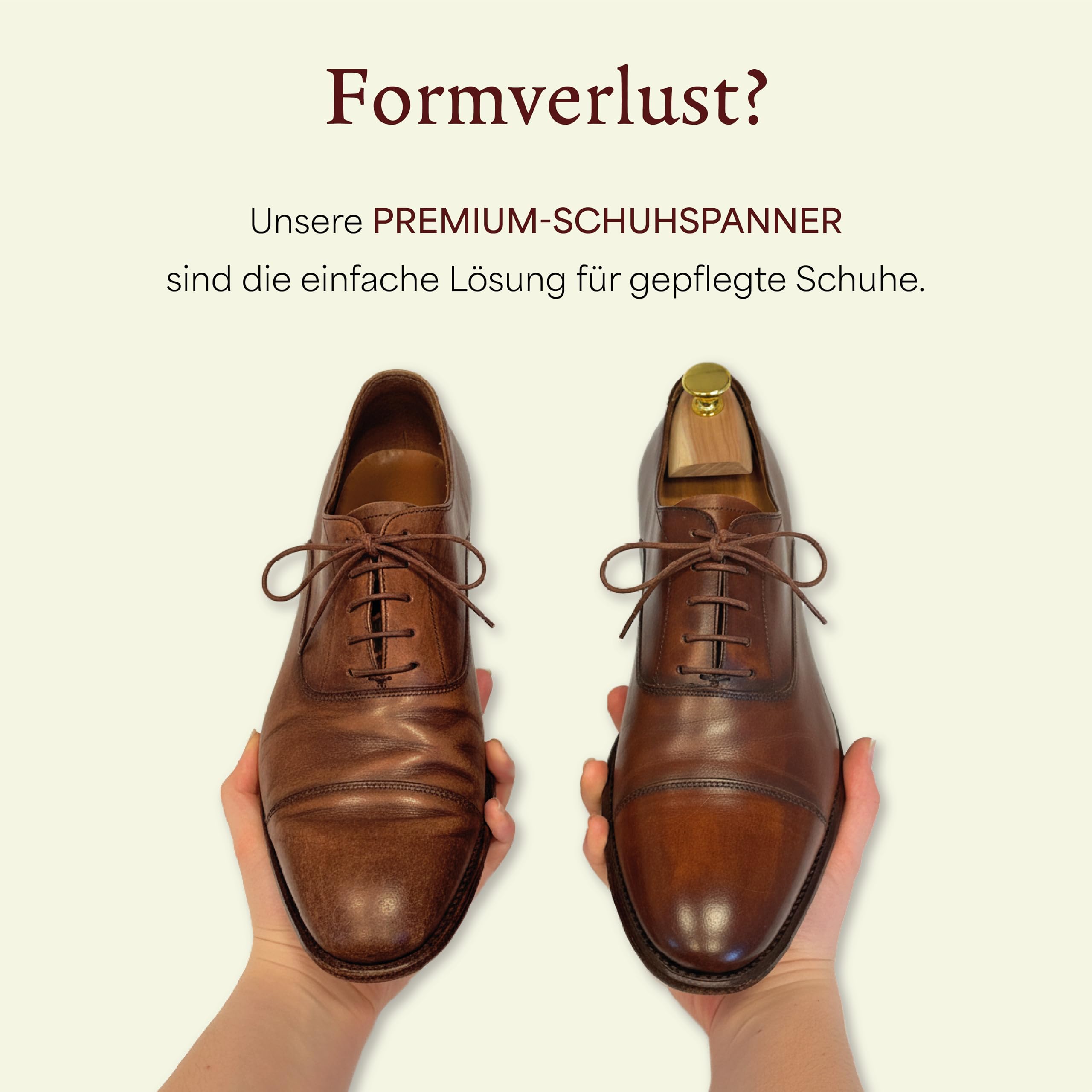 Langer & Messmer Schuhspanner aus Zedernholz für Herren und Damen inkl. Reiseschuhlöffel aus Zedernholz, Größe 34 bis 50, das Original! 1, 2 oder 5 Paar