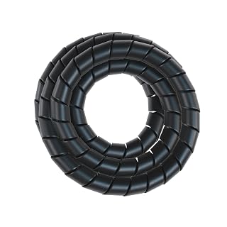 Sforplast Organizador de Fios e Cabos 9mm Preto