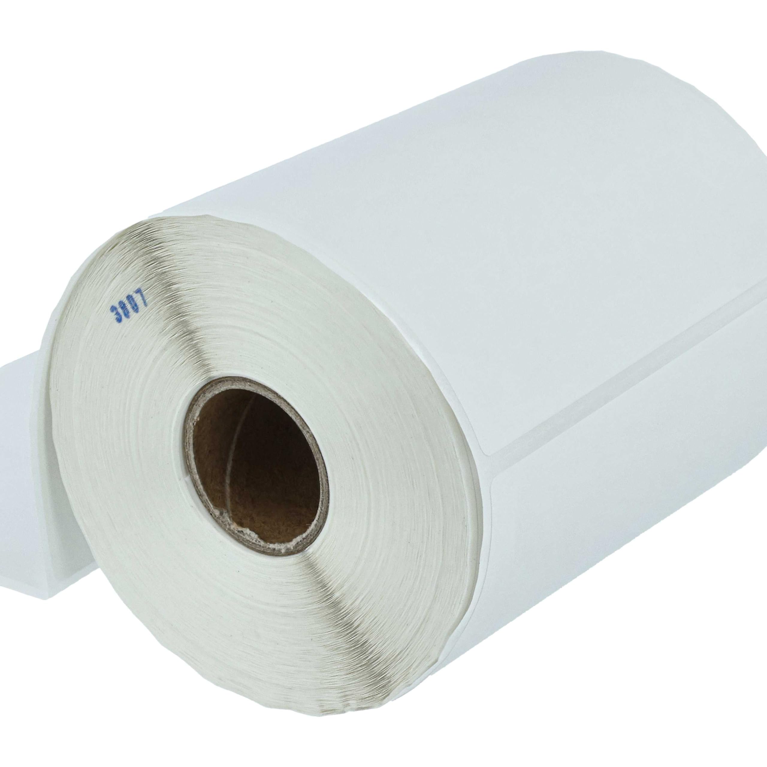 vhbw 10x rotolo etichette 76,2mm x 101,5mm (500 etichette) compatibile con Sato CX400 etichettatrice - autoadesivo bianco
