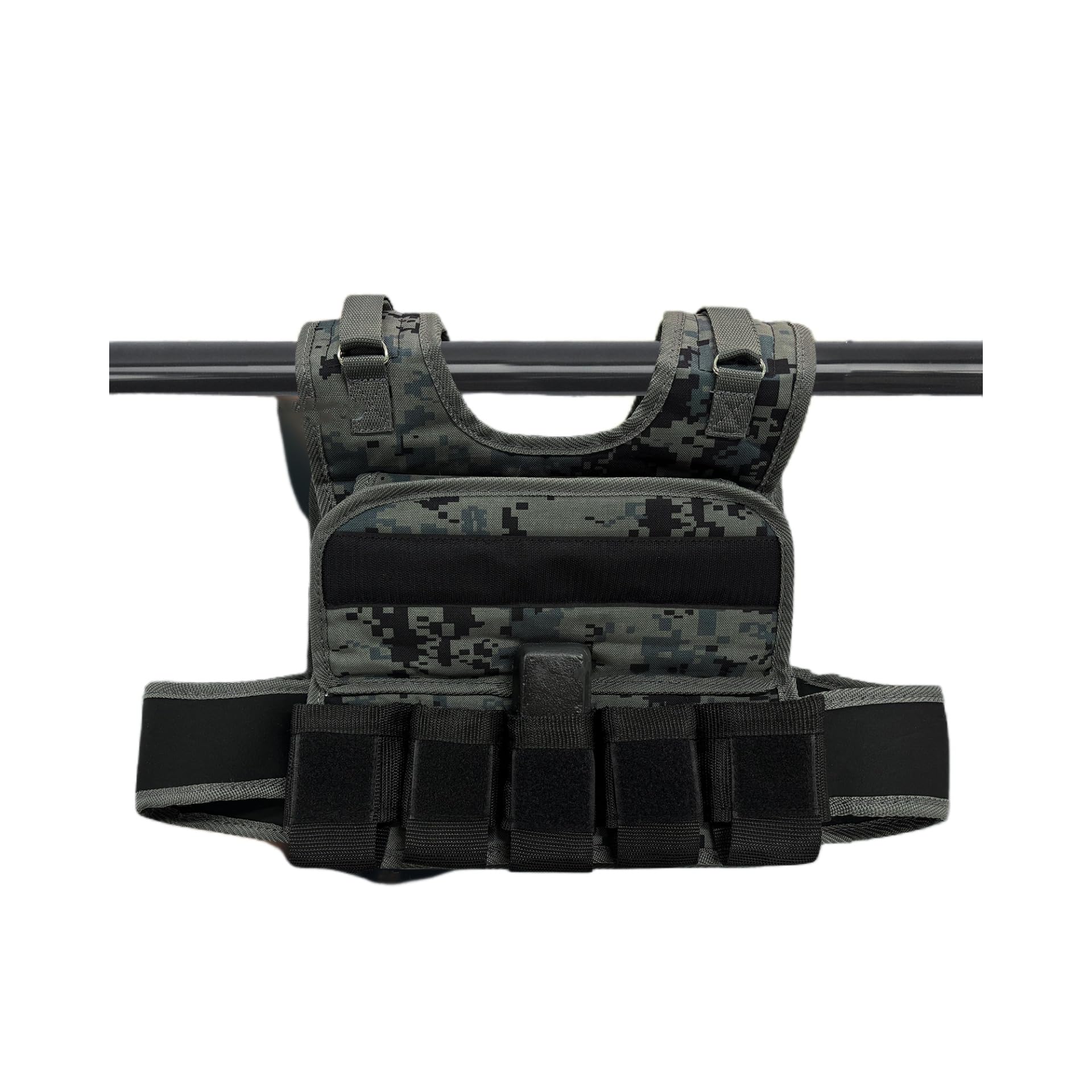 Adjustable Weighted Vests for Men, 44LB Adjustable Weight Vest with 19 Cast Iron Weights for Strength Training