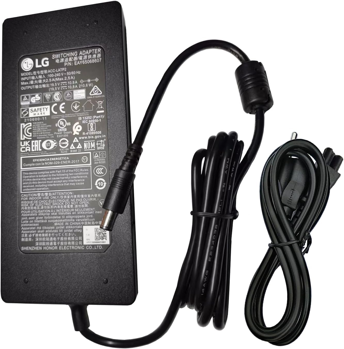 その他 LG AC ADAPTER 210.6W19.5V10.8A ACC-LATP1 Amazon.com: Original Acc-LATP1 19.5V 10.8A AC/DC Adapter