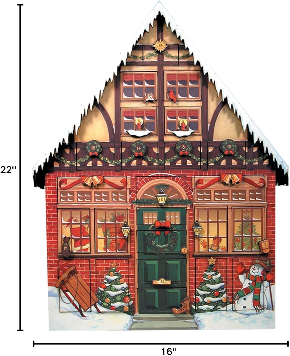 Byers' Choice Christmas House Advent Caroler Figurine AC01 from The Advent Calendars Collection