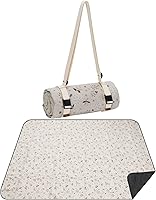 Vista 1 de Manta de picnic grande, alfombra de playa lavable sin arena, mantas de emergencia impermeables para camping, cestas de pícnic, accesorios