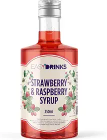 Easy Drinks - Xarope de 350ml (Morango e Framboesa)