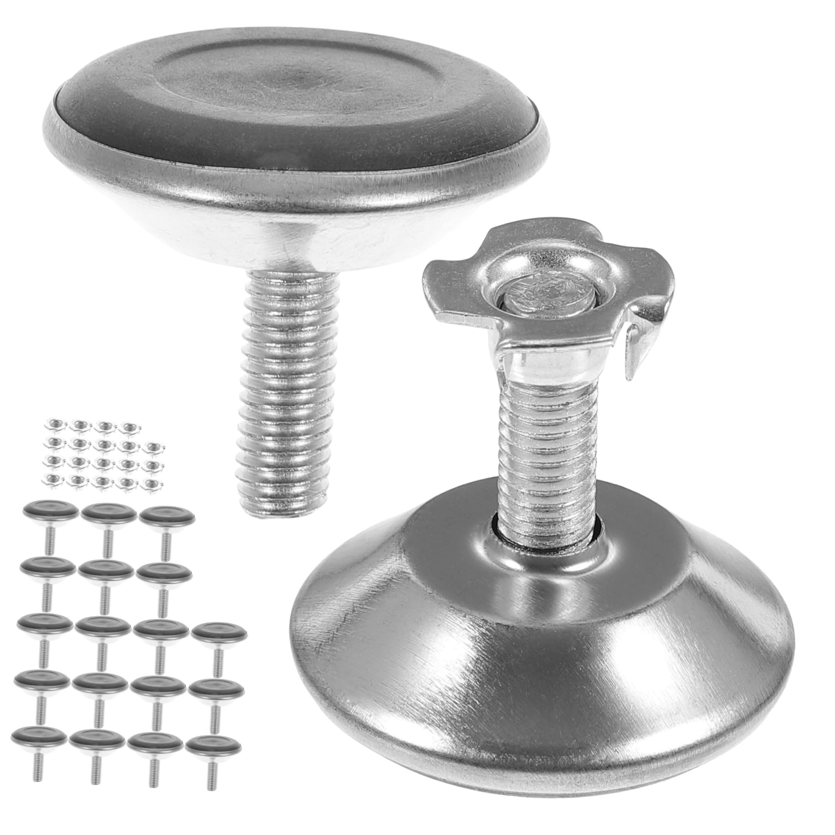 Niveladores de mesa ajustables jojofuny tapetes de piso y patas de gabinete de cocina
