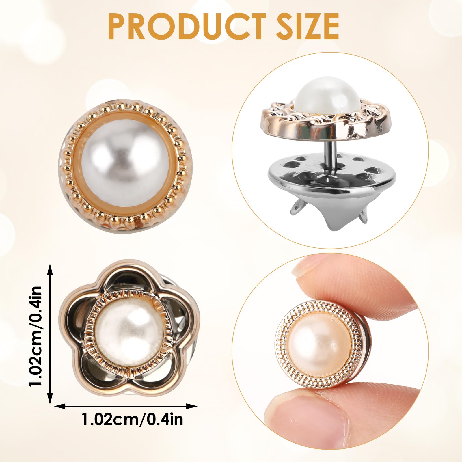 13 Spille Perla Con Cristalli - Clip Decorative Senza Cucito Per Maglioni, Cappelli, Sciarpe