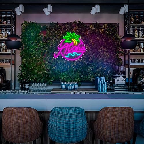 Miniatura 8 de Letrero de neón de corazón con alas de ángel, azul hielo, rosa, amarillo, corazón de ángel iluminado para dormitorio de niñas, bonito letrero LED de