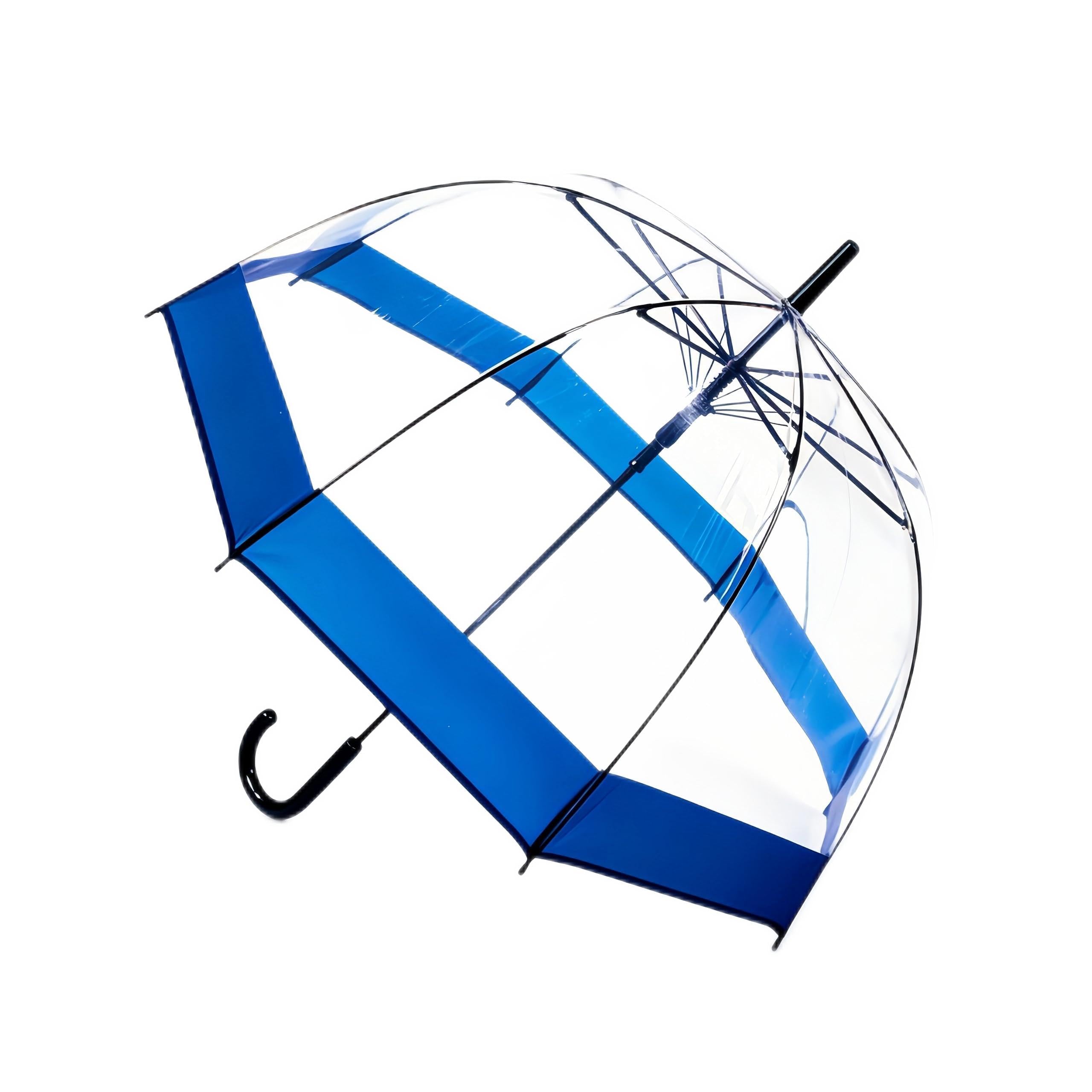 Generisch Klare Luftblase Regenschirm Rainproof Canopy Klare Regenschirme für Erwachsene,Perfekt für Hochzeiten Graduierung Foto - J Hook Griff automatisch öffnen