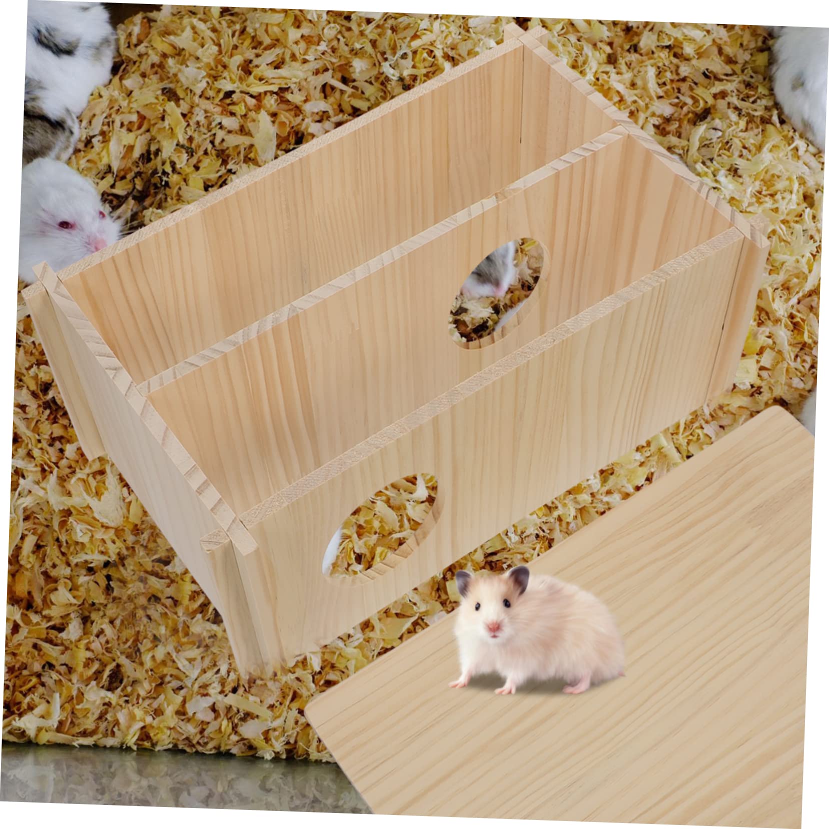 Sosoport 1stück Hamster Nest Gemütliches Schlafhaus Für Hamster Spielzeug Und Versteck Natürlichem Material Für Kleintiere Rückzugsort