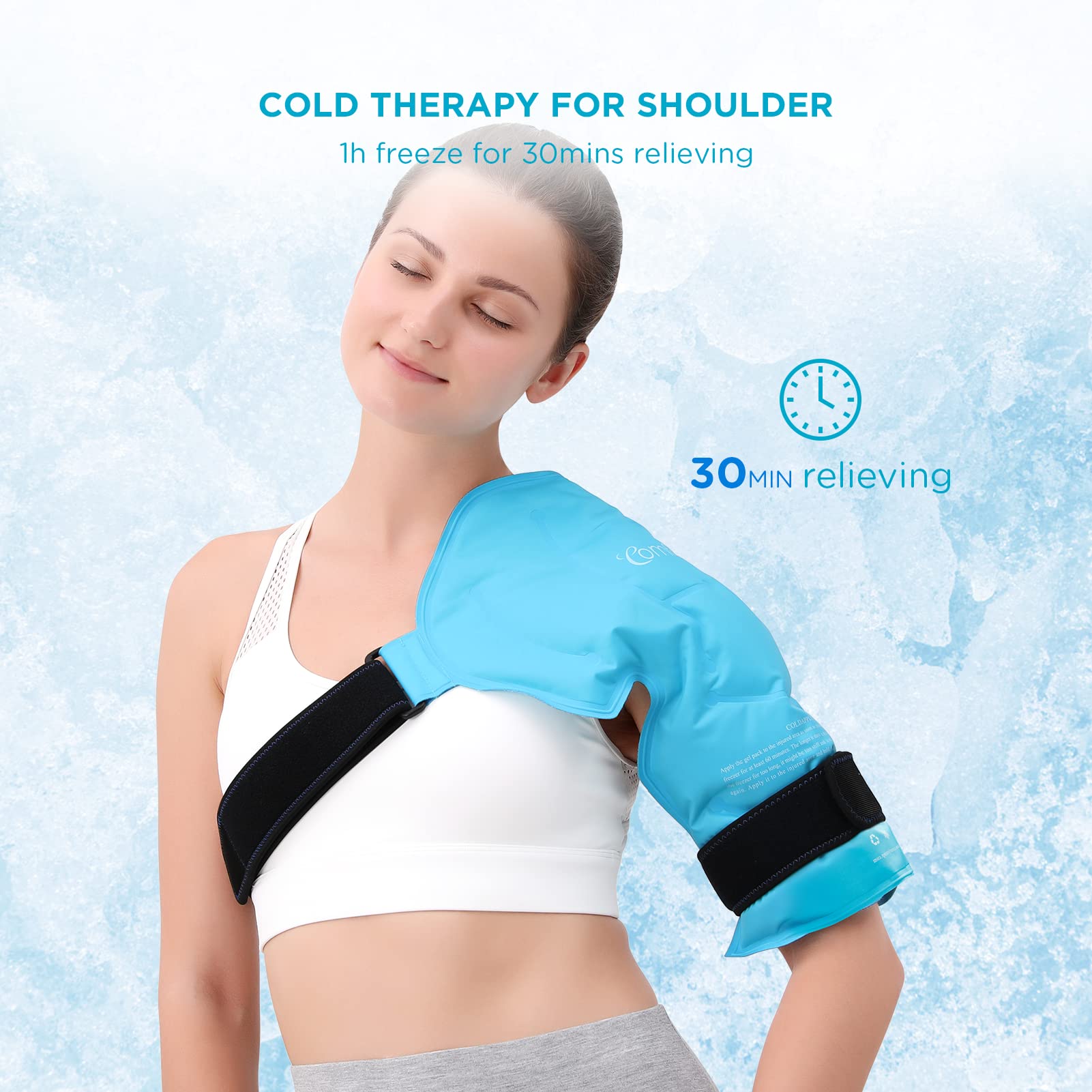 Shoulder Ice Pack Rotator Cuff Cold Therapy, Reusable