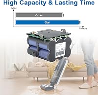 Aspirator manual cu acumulator OPAHUTER 21,6V 4000 mAh compatibil cu Tineco Floor ONE S5, S5 Pro 2, S5 Pro, Floor ONE S5 Smart, S5 Steam 6