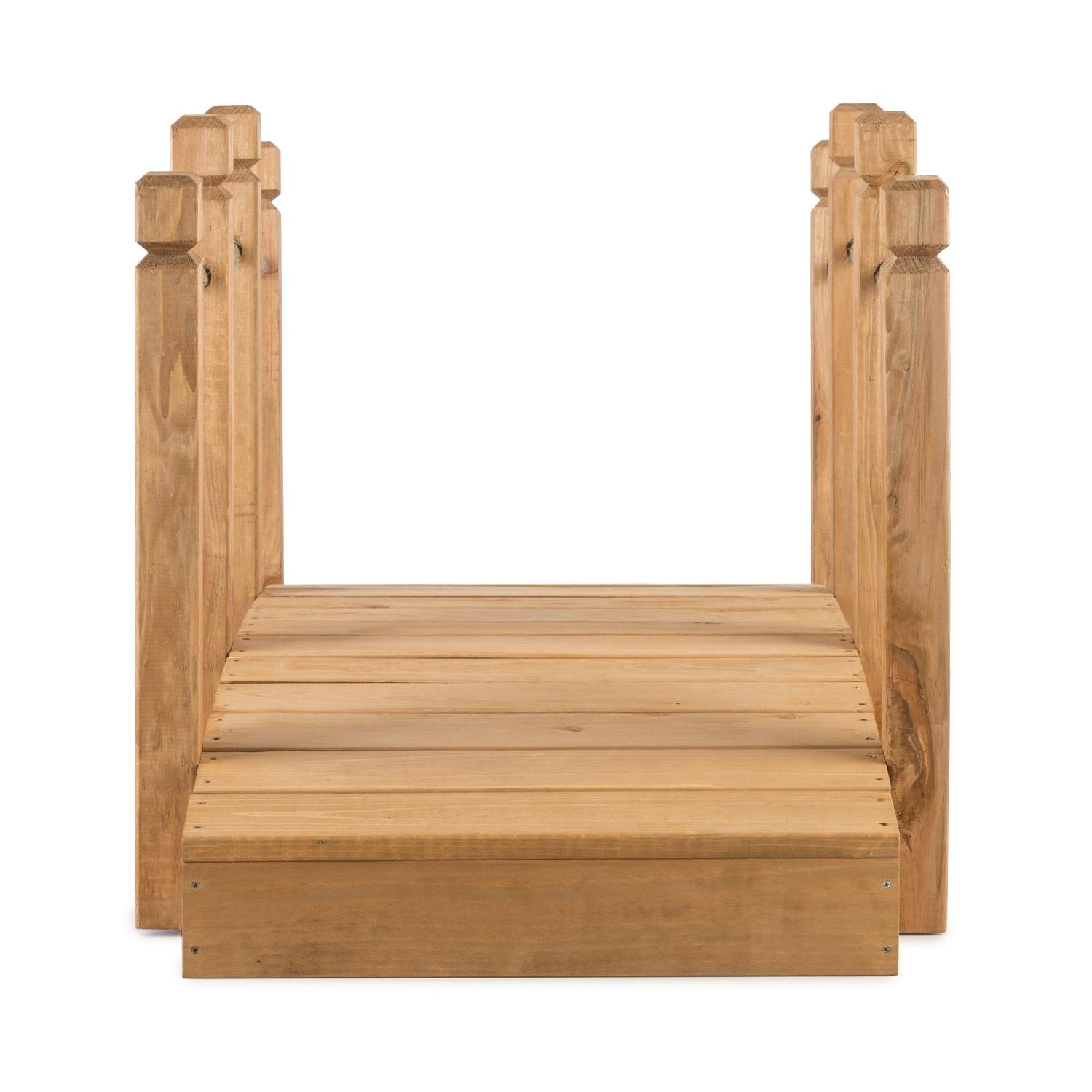 Blumfeldt Rialto Ponte da Giardino 58 x 58 x 122 cm Legno Massiccio Resistente Agenti Atmosferici
