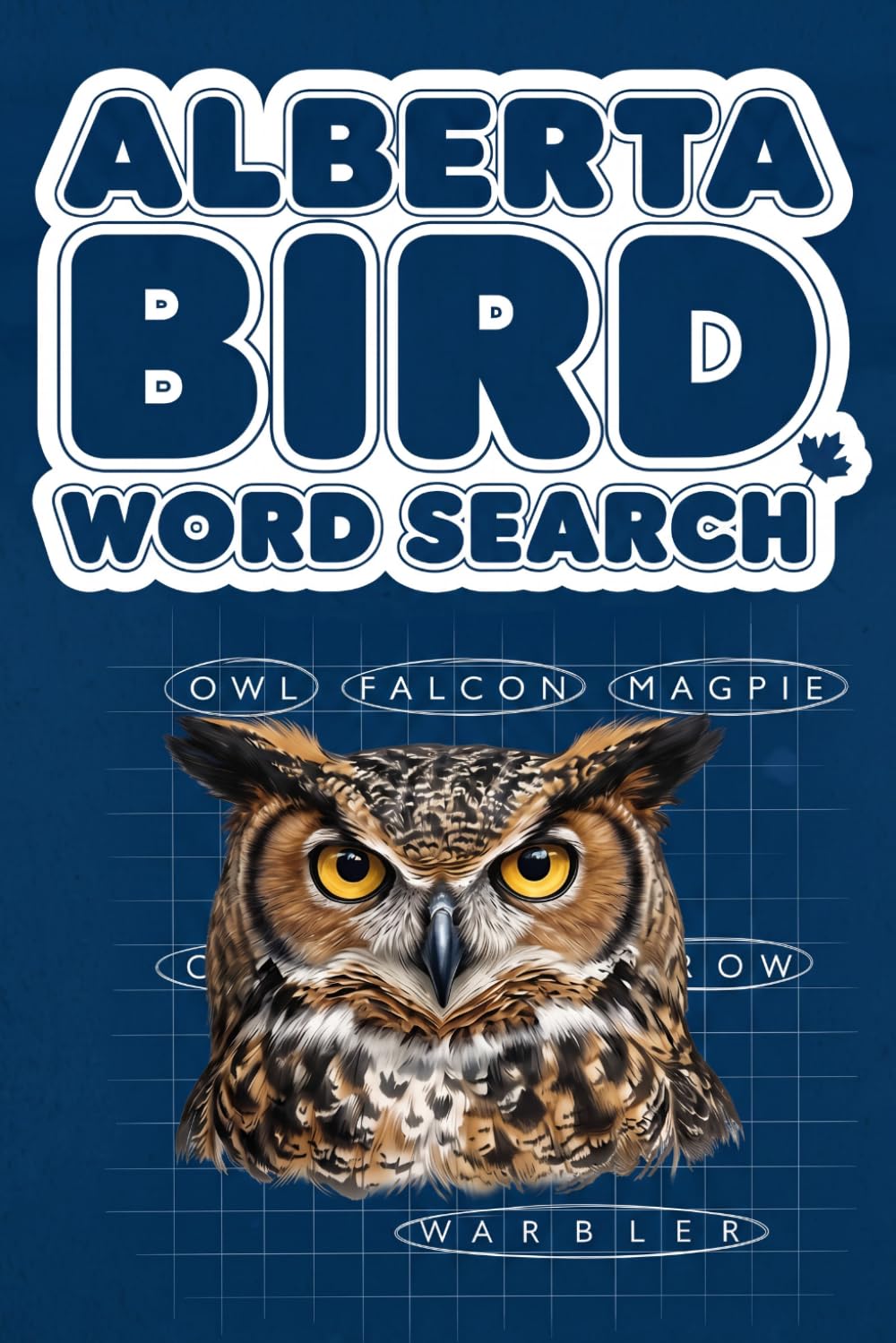Alberta Bird Word Search, A Canada Bird Identification Word Game for Birdwatchers and Ornithologists