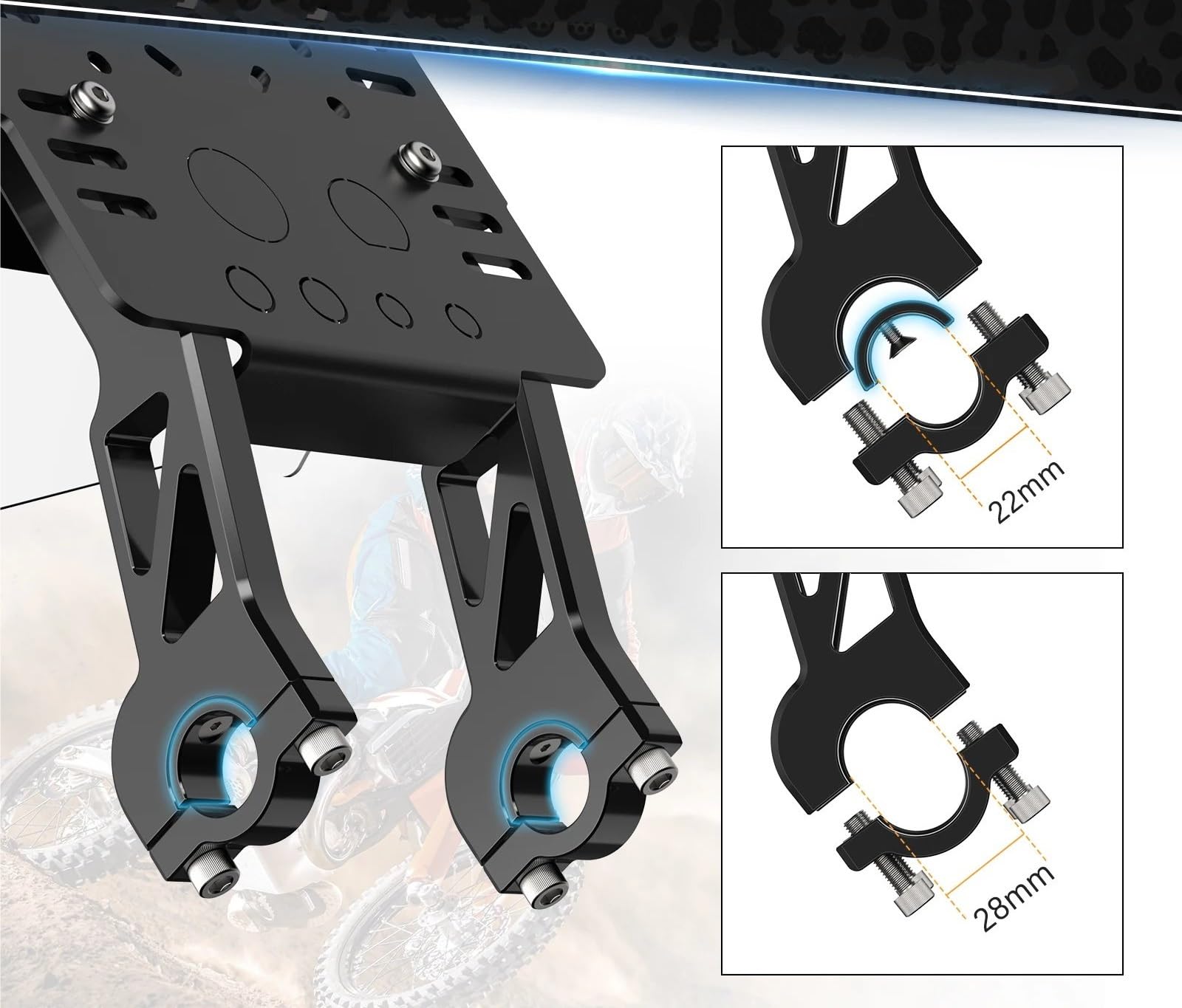 Support De Navigation pour Moto pour GasGas 700 SM/ES 2022 – 2024, Support GPS pour Kit Carénage Support Fixation GPS