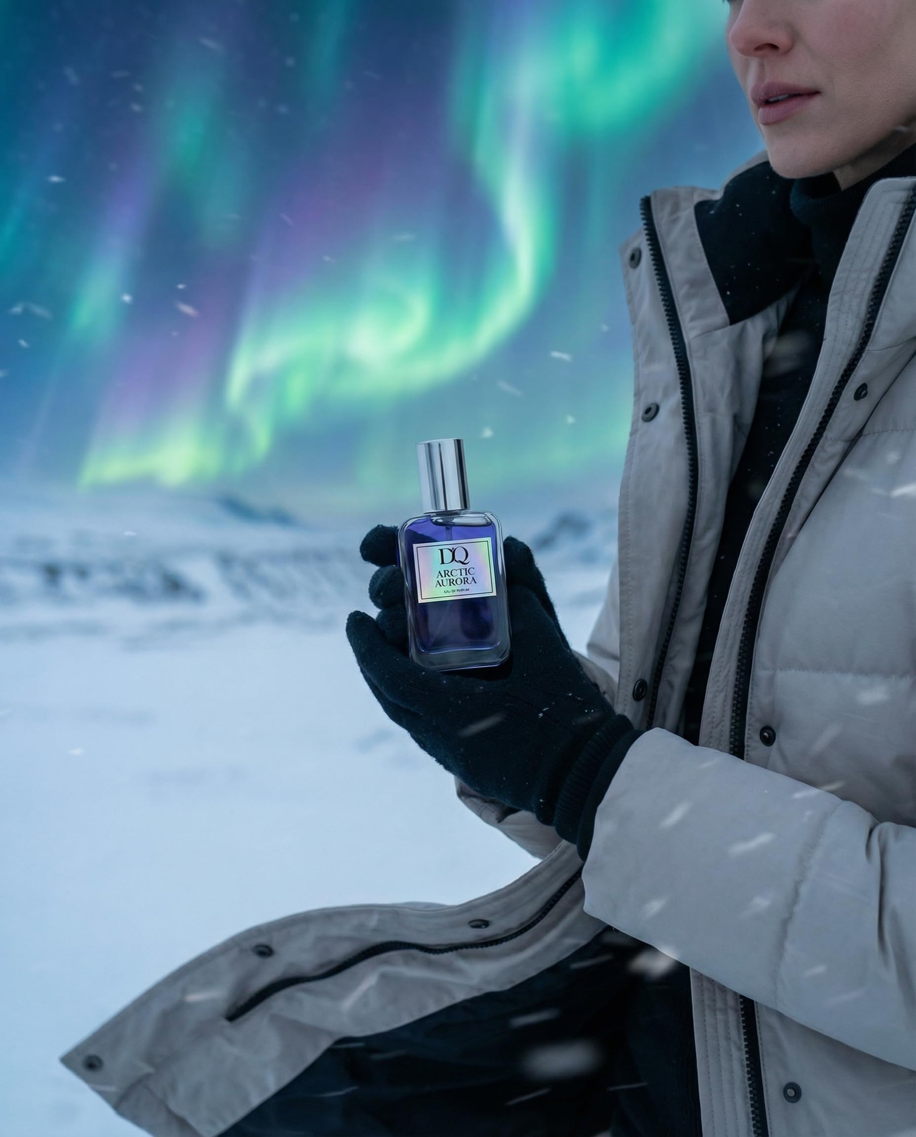 D’QAR Arctic Aurora | Eau de Parfum Damen – Blumig-orientalischer Damenduft mit arabischem Jasmin, Cashmeran & Ambra – Elegant, sinnlich & langanhaltend – 50 ml