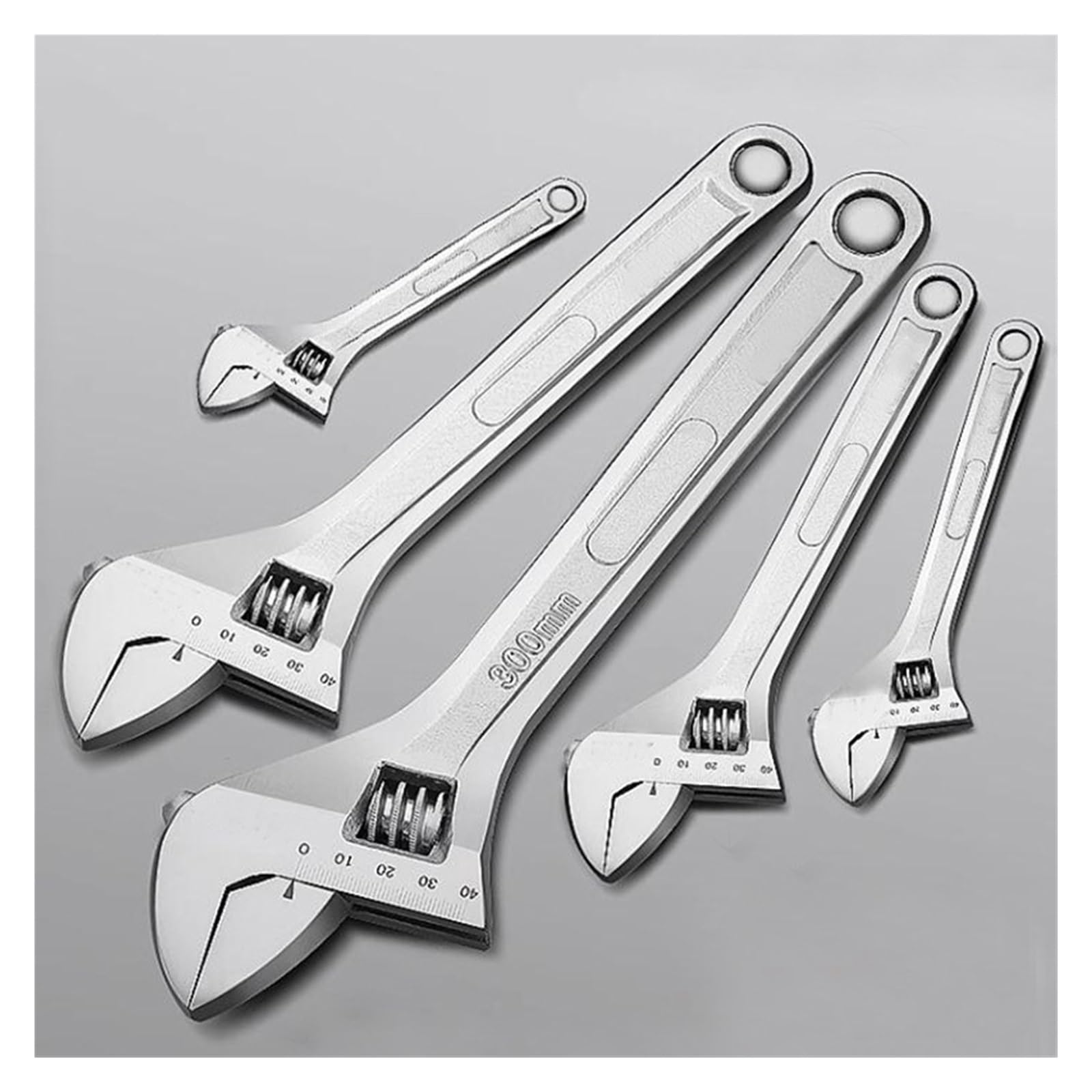 Klucz nastawny klucz nastawny klucz narzędzie 100 mm 150 mm 200 mm 250 mm 300 mm 350 mm 450 mm 600 mm (100 mm 50 szt.)