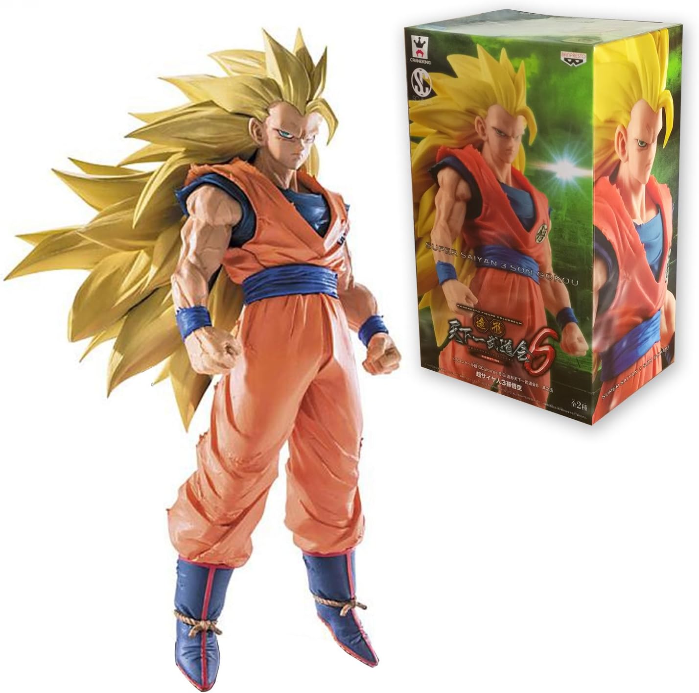 Dragonball super SCultures BIG Zokei Tenkaichi Budokai 6 Vol.5 Super saiyan 3 Goku