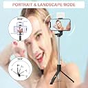 Kratos 28 Inch Selfie Stick Tripod Stand with Light, 3-in-1 Multifunctional Design, Rechargeable LED Light with Two Brightness Levels with Bluetooth Remote for Makeup, Selfie & Photoshoot gallery image