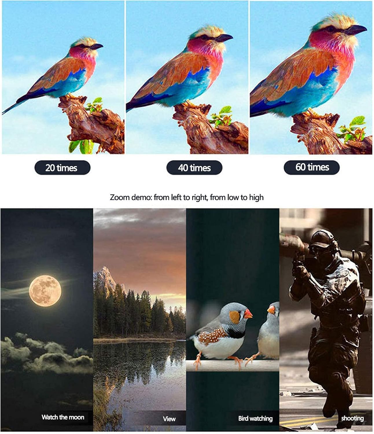 Professional Astronomical Telescope for Kids 350/50mm Super Clear Telescope Portable Refractor Telescope with Lightweight Tripod for Astronomy Beginners for Educational Science